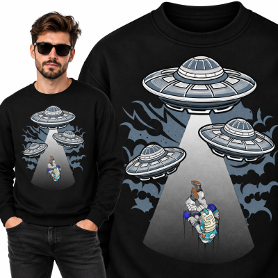 BLUZA ŚMIESZNA  ASTRONAUT